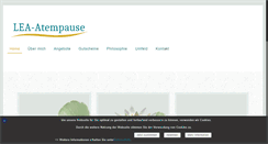 Desktop Screenshot of lea-atempause.de