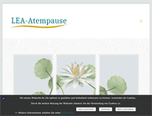 Tablet Screenshot of lea-atempause.de